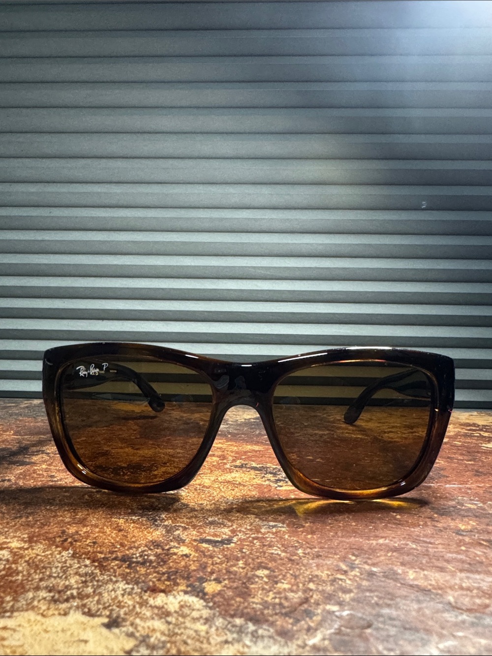Used RayBan light Havana and brown RB4194-710/83